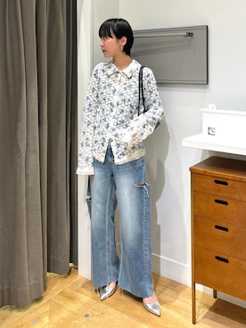 「ADD CULUMN（アドカラム）のアイテム」を使った、SAKURAさん（レディース・166cm）の春コーディネート