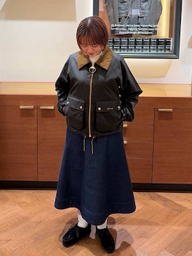 Barbour スタッフさん(レディース・161cm)の夏コーディネート
