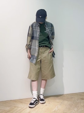 Barbour スタッフさん(レディース・157cm)の春コーディネート