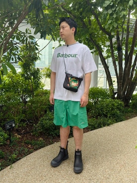 Barbour スタッフさん(レディース・168cm)の夏コーディネート