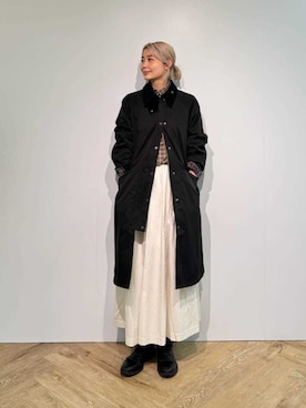 Barbour スタッフさん(メンズ・175cm)の秋コーディネート
