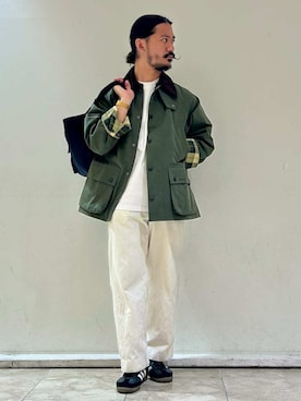 Barbour スタッフさん(レディース・168cm)の秋コーディネート