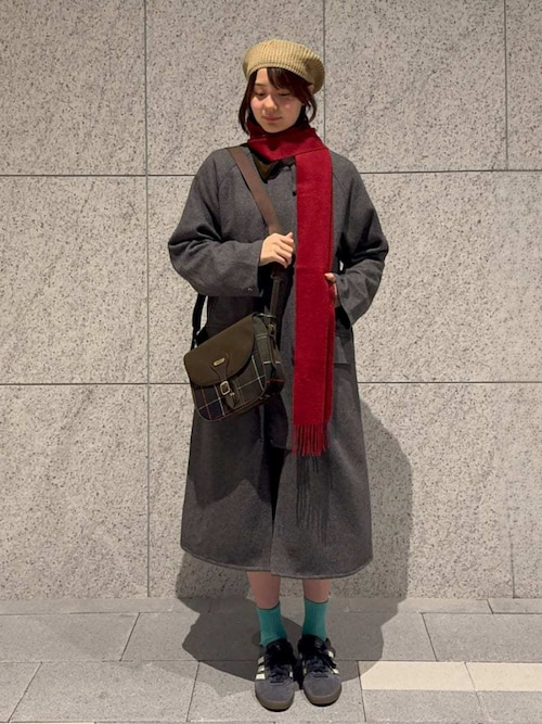 SNOWDON / スノードン】'JAPAN LIMITED' ウール ロング コート（ステン