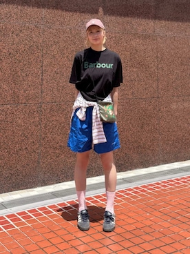 Barbour スタッフさん(レディース・175cm)の夏コーディネート