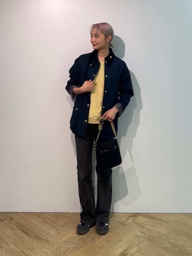 Barbour スタッフさん(レディース・175cm)の秋コーディネート