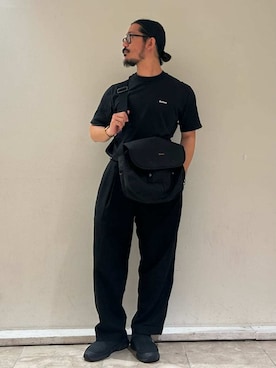 「Barbour（バブアー）のアイテム」を使った、Barbour スタッフさん（メンズ・168cm）の夏コーディネート