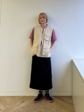Barbour スタッフさん(レディース・175cm)の夏コーディネート