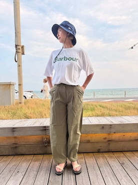 Barbour スタッフさん(レディース・168cm)の夏コーディネート