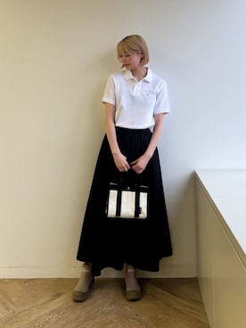 Barbour スタッフさん（レディース・175cm）の夏コーディネート