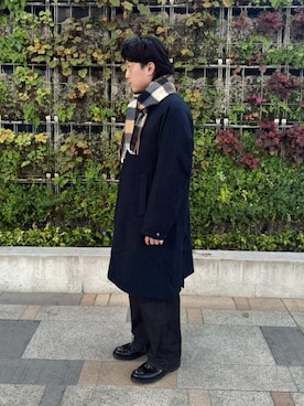 Barbour スタッフさん（レディース・157cm）の冬コーディネート