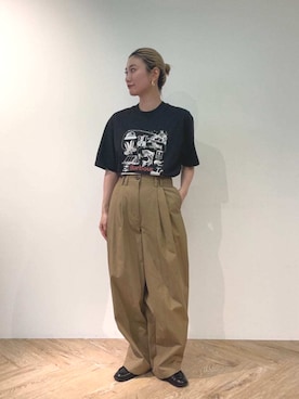 「バブアー」｜Barbour スタッフさん（レディース・158cm）の春コーディネート