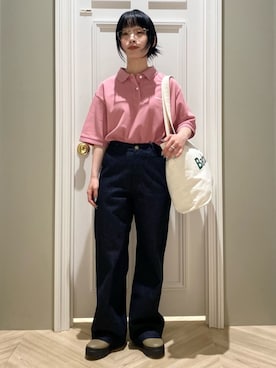 Barbour スタッフさん(レディース・150cm)の春コーディネート