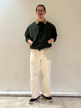 「バブアー」｜Barbour スタッフさん（レディース・157cm）の春コーディネート