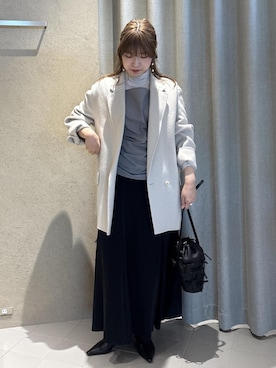 「アイテム（その他アウター）」を使った、sanaさん（レディース・160cm・20代）の秋コーディネート