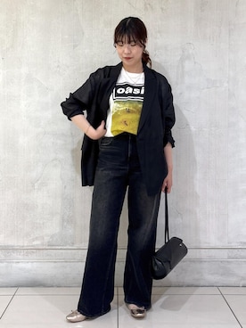 「アイテム（ジャケット/アウター）」を使った、sanaさん（レディース・160cm・10代）の夏コーディネート