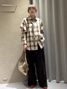 「アイテム（パンプス）」を使った、sanaさん（レディース・160cm・10代）の冬コーディネート