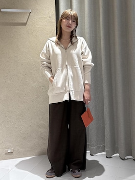 「アイテム（パンツ）」を使った、sanaさん（レディース・160cm・10代）の秋コーディネート