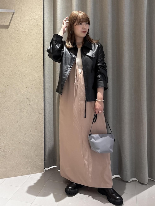 ADAM ET ROPE シャーリングブルゾン　ブラック　Freeサイズ ADAM ET ROPE' ブルゾン アウター シアーペプラムブルゾン