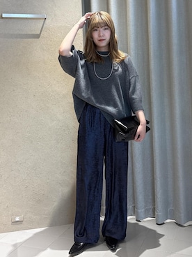 「アイテム（ローファー）」を使った、sanaさん（レディース・160cm・10代）の冬コーディネート