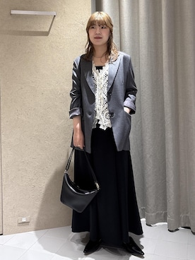 「アイテム（ベスト）」を使った、sanaさん（レディース・160cm・10代）の秋コーディネート