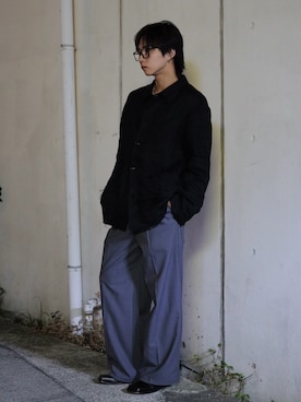 「JOHN LAWRENCE SULLIVAN（ジョンローレンスサリバン）のアイテム」を使った、 TAKATOさん（メンズ・172cm）の春コーディネート