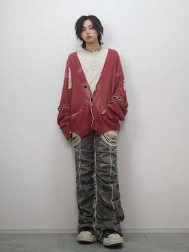 「アイテム（カーゴパンツ）」を使った、 TAKATOさん（メンズ・172cm）の秋コーディネート