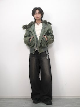 「Parts Lab.（パーツラボ）のアイテム」を使った、 TAKATOさん（メンズ・172cm）の冬コーディネート