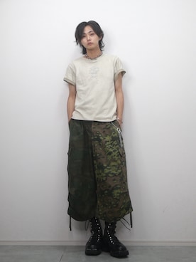 「アイテム（ウォレットチェーン）」を使った、 TAKATOさん（メンズ・172cm）の夏コーディネート