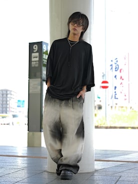 GRANCY】Vintage Fade Slacks / ヴィンテージフェードスラックスを使っ