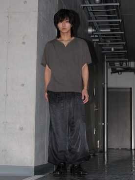「JOHN LAWRENCE SULLIVAN（ジョンローレンスサリバン）のアイテム」を使った、 TAKATOさん（メンズ・172cm）の夏コーディネート
