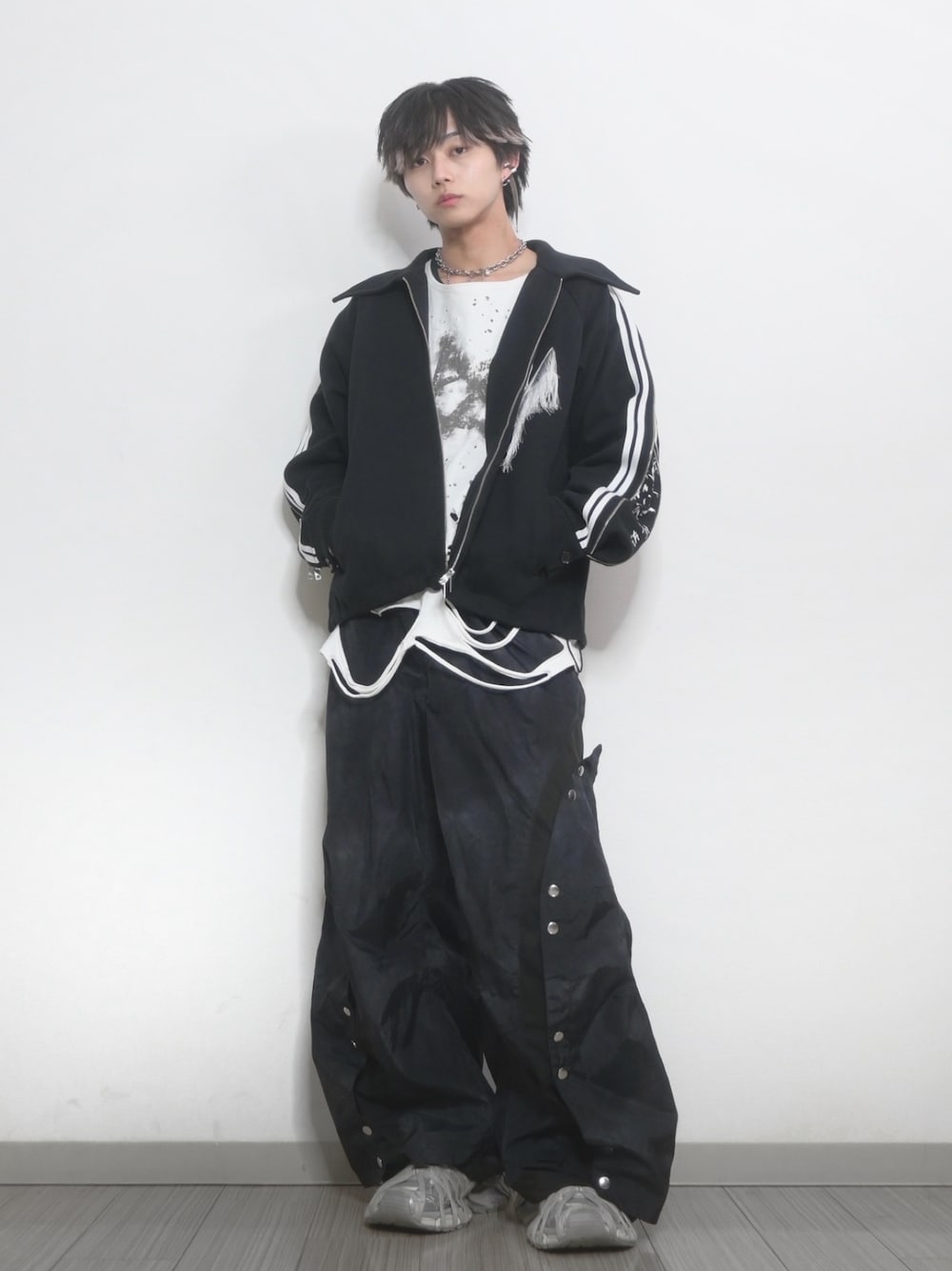 GRANCY / トラックジャケット GRANCY】Zipdesign Schroedinger Track Jacket / ジップデザイン