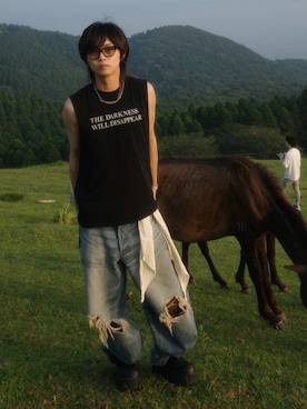 「KAMIYA（カミヤ）のアイテム」を使った、 TAKATOさん（メンズ・172cm）の夏コーディネート