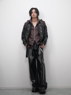 「アイテム（パーカー）」を使った、 TAKATOさん（メンズ・172cm）の秋コーディネート