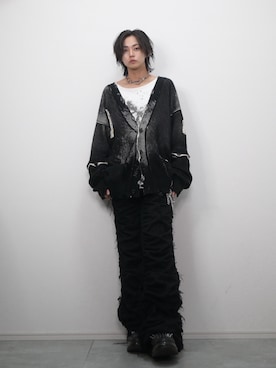 「アイテム（ウォレットチェーン）」を使った、 TAKATOさん（メンズ・172cm）の秋コーディネート