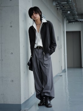「アイテム（ブルゾン）」を使った、 TAKATOさん（メンズ・172cm）の秋コーディネート