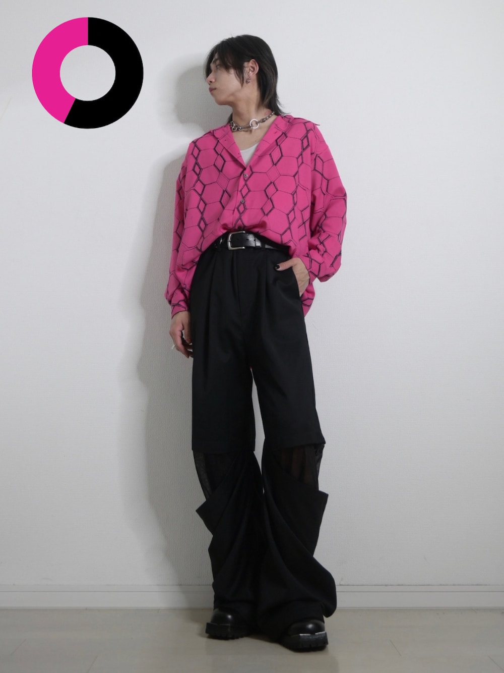 takato着用】John Lawrence Sullivan ピンクシャツ