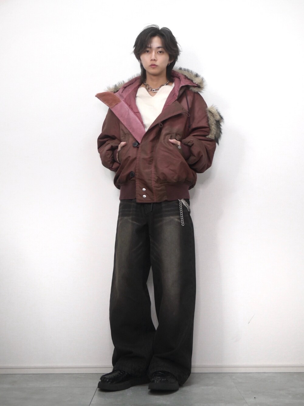 TAKATO｜GRANCYのミリタリージャケットを使ったコーディネート - WEAR