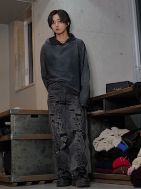 「GRANCY（グランシー）のアイテム（パンツ）」を使った、 TAKATOさん（メンズ・172cm）の春コーディネート