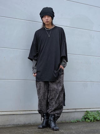 「Parts Lab.(パーツラボ)の【Parts Lab.】Reversible Basic Lightweight Beanie / リバーシブルベーシックライトビーニー(ニットキャップ/ビーニー)」を使った、 TAKATOさん(メンズ・172cm)の秋コーディネート