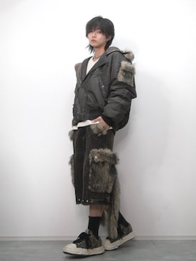 「GRANCY（グランシー）のアイテム」を使った、 TAKATOさん（メンズ・172cm）の冬コーディネート