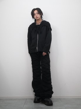 「アイテム（ウォレットチェーン）」を使った、 TAKATOさん（メンズ・172cm）の秋コーディネート