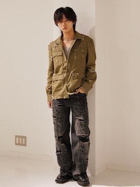 「Parts Lab.（パーツラボ）のアイテム」を使った、 TAKATOさん（メンズ・172cm）の春コーディネート