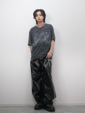 「アイテム（ウォレットチェーン）」を使った、 TAKATOさん（メンズ・172cm）の夏コーディネート