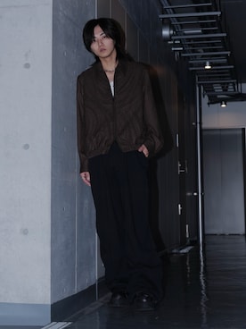 「TAAKK（ターク）のアイテム（ジャケット/アウター、ブラウン系）」を使った、 TAKATOさん（メンズ・172cm）の秋コーディネート