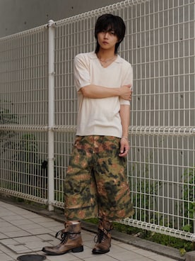 「GRANCY（グランシー）のアイテム（パンツ）」を使った、 TAKATOさん（メンズ・172cm）の夏コーディネート