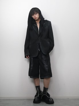 「アイテム（テーラードジャケット）」を使った、 TAKATOさん（メンズ・172cm）の秋コーディネート