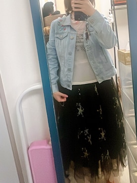 「Candy Stripper（キャンディストリッパー）のアイテム（トップス）」を使った、amiruri184さん（レディース・164cm）の春コーディネート