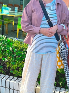「着回し」｜「アイテム（トップス）」を使った、amiruri184さん（骨格ウェーブ・レディース・164cm）の秋コーディネート