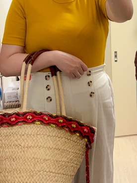 「チチカカ」｜「アイテム（バッグ）」を使った、amiruri184さん（レディース・164cm）の夏コーディネート