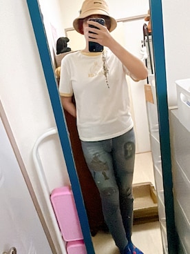 「Honeys（ハニーズ）のアイテム」を使った、amiruri184さん（レディース・164cm）の夏コーディネート